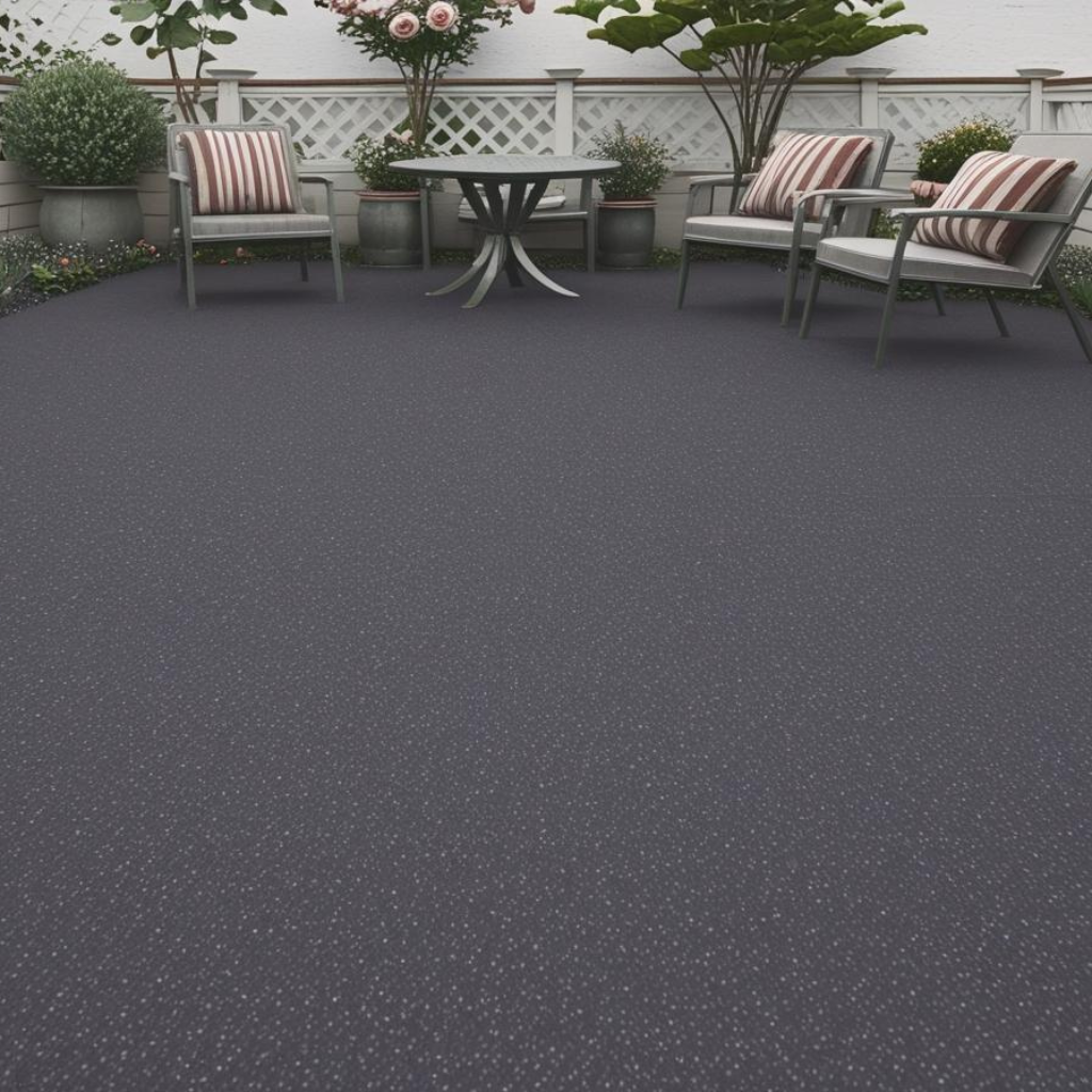 Black Resin Patio in Abergele