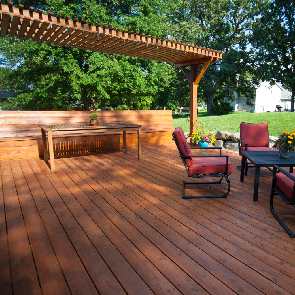 Patio Decking Replaced in Abergele