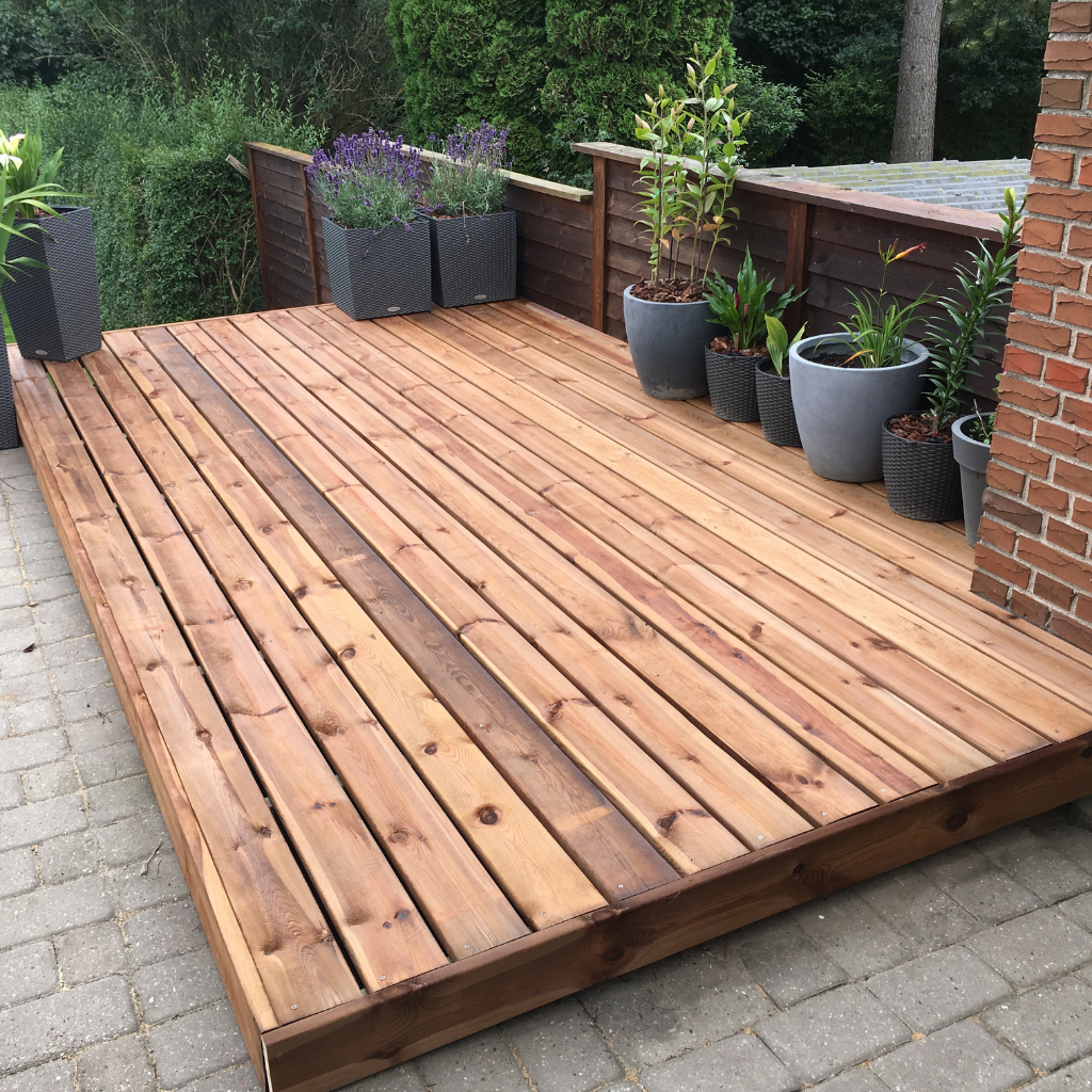 Patio Decking in Abergele